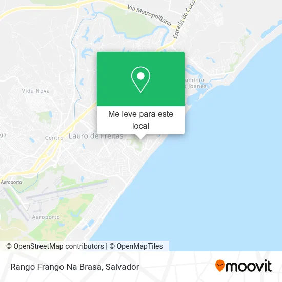 Rango Frango Na Brasa mapa