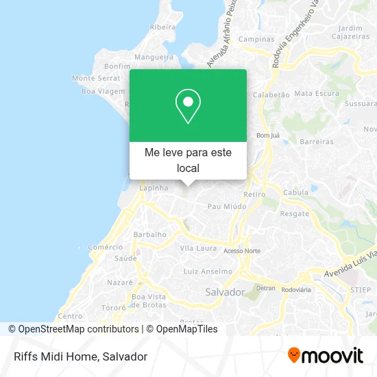 Riffs Midi Home mapa