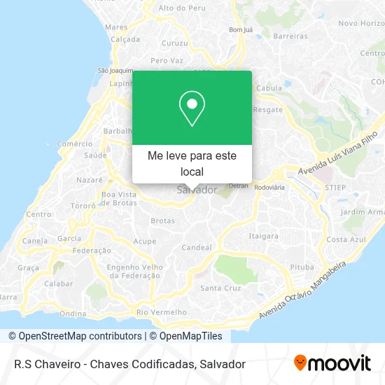 R.S Chaveiro - Chaves Codificadas mapa
