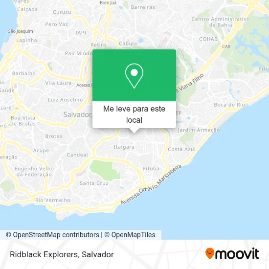 Ridblack Explorers mapa