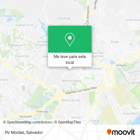 Rv Modas mapa