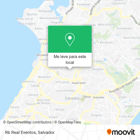 Rb Real Eventos mapa