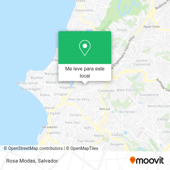 Rosa Modas mapa