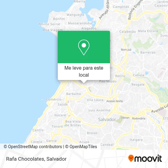 Rafa Chocolates mapa
