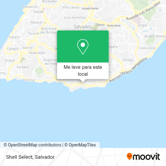 Shell Select mapa