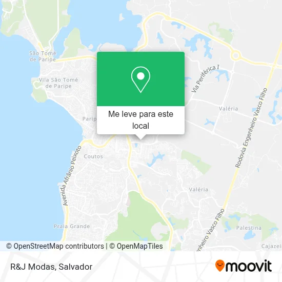 R&J Modas mapa