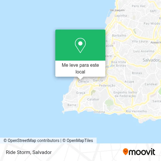Ride Storm mapa