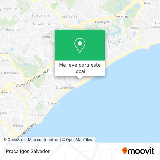 Praça Igor mapa
