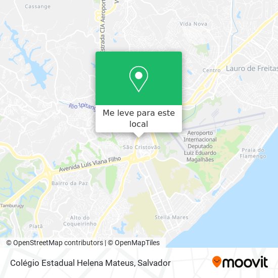 Colégio Estadual Helena Mateus mapa