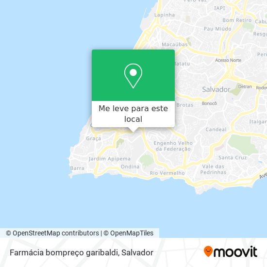 Farmácia bompreço garibaldi mapa