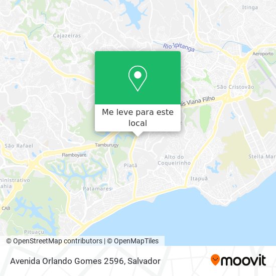 Avenida Orlando Gomes 2596 mapa