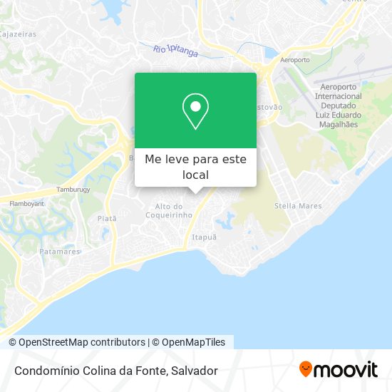 Condomínio Colina da Fonte mapa