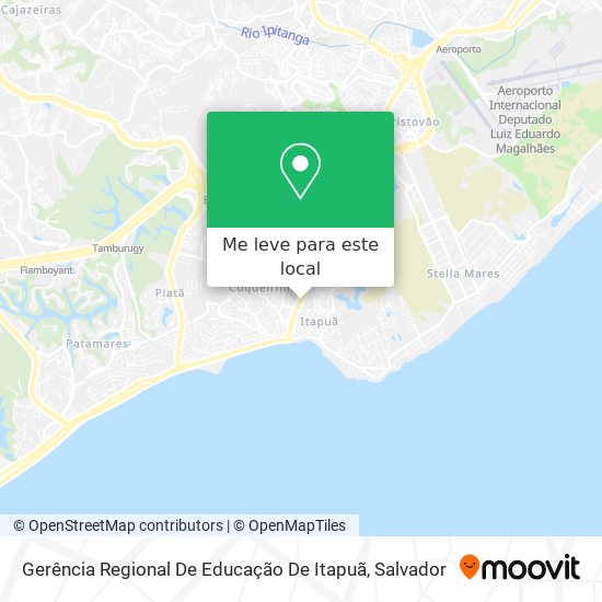Gerência Regional De Educação De Itapuã mapa