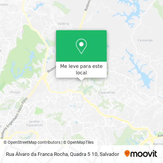 Rua Álvaro da Franca Rocha, Quadra 5 10 mapa