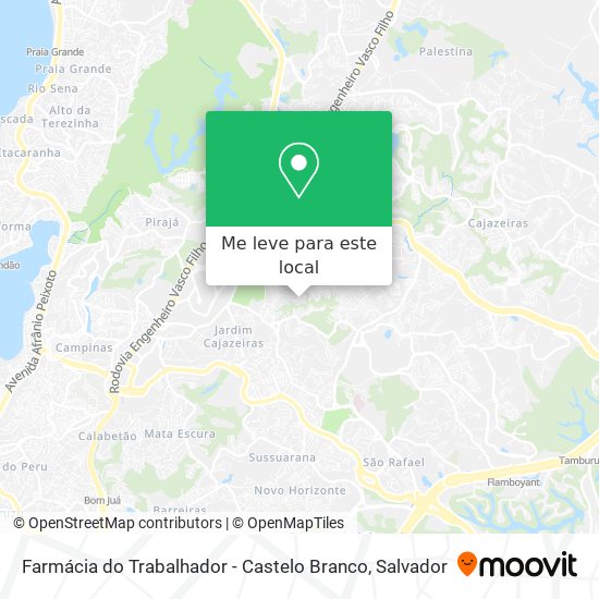 Farmácia do Trabalhador - Castelo Branco mapa
