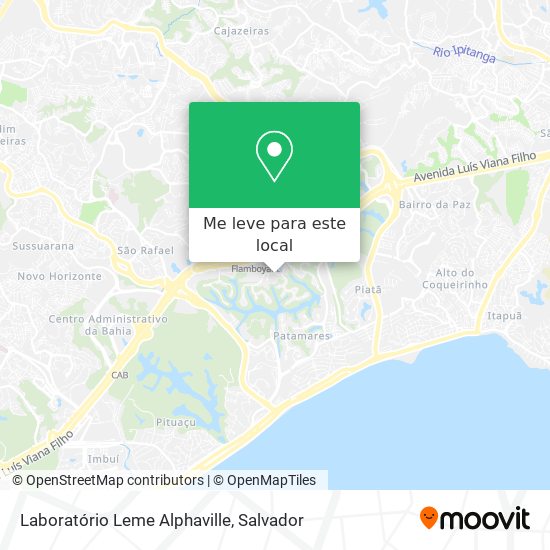 Laboratório Leme Alphaville mapa