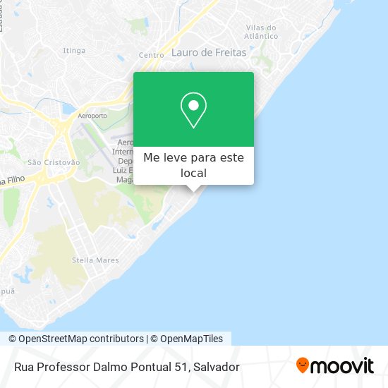 Rua Professor Dalmo Pontual 51 mapa
