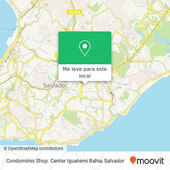 Condomínio Shop. Center Iguatemi Bahia mapa