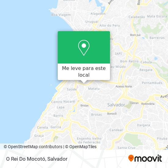 O Rei Do Mocotó mapa