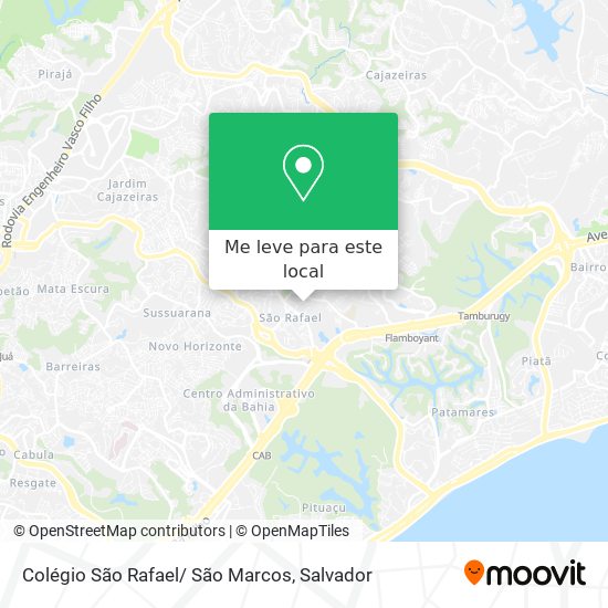 Colégio São Rafael/ São Marcos mapa