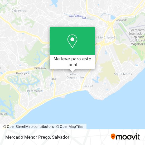 Mercado Menor Preço mapa