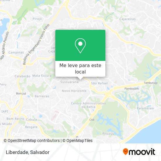 Liberdade mapa