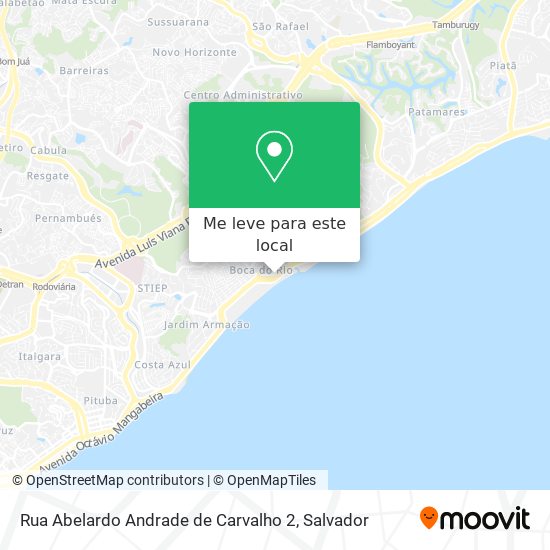 Rua Abelardo Andrade de Carvalho 2 mapa