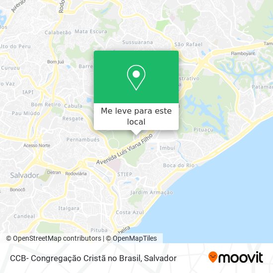 CCB- Congregação Cristã no Brasil mapa