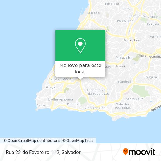 Rua 23 de Fevereiro 112 mapa