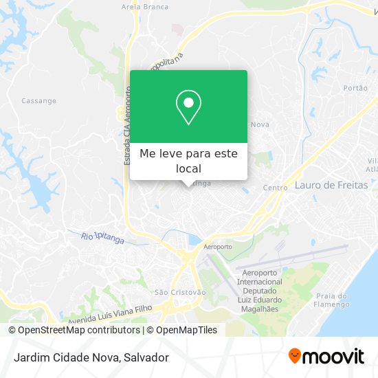 Jardim Cidade Nova mapa