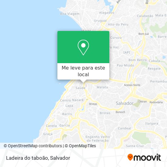 Ladeira do taboão mapa