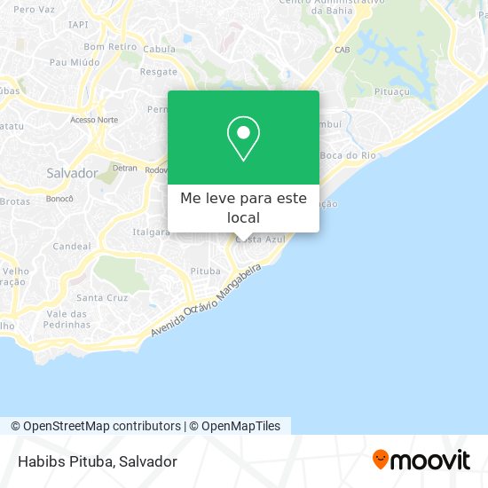Habibs Pituba mapa