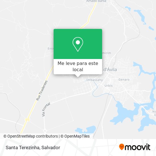 Santa Terezinha mapa