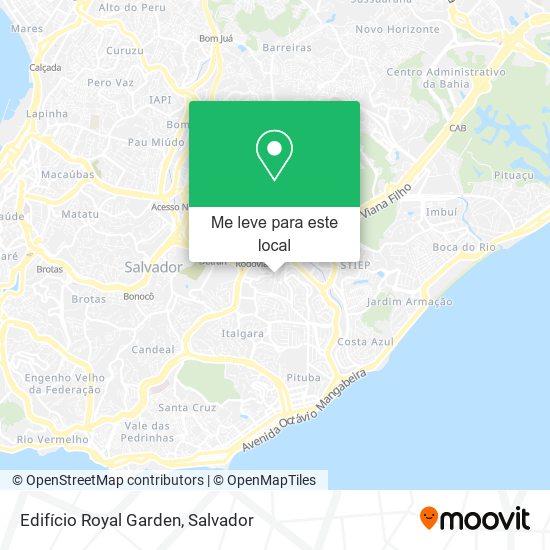 Edifício Royal Garden mapa