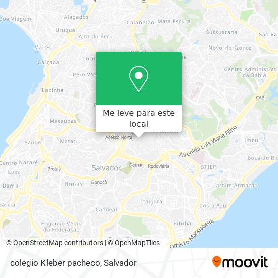 colegio Kleber pacheco mapa