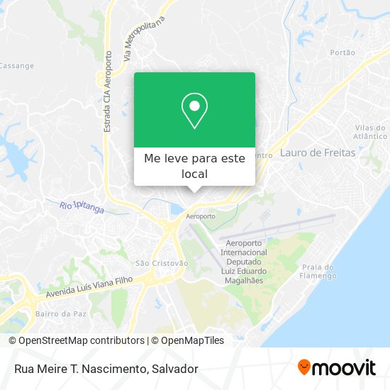 Rua Meire T. Nascimento mapa