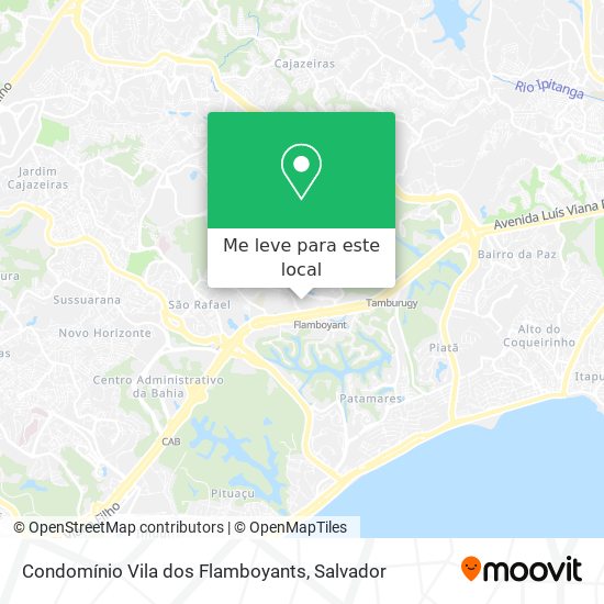 Condomínio Vila dos Flamboyants mapa