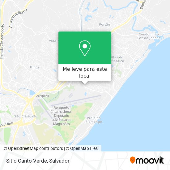 Sitio Canto Verde mapa