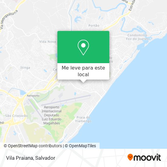 Vila Praiana mapa