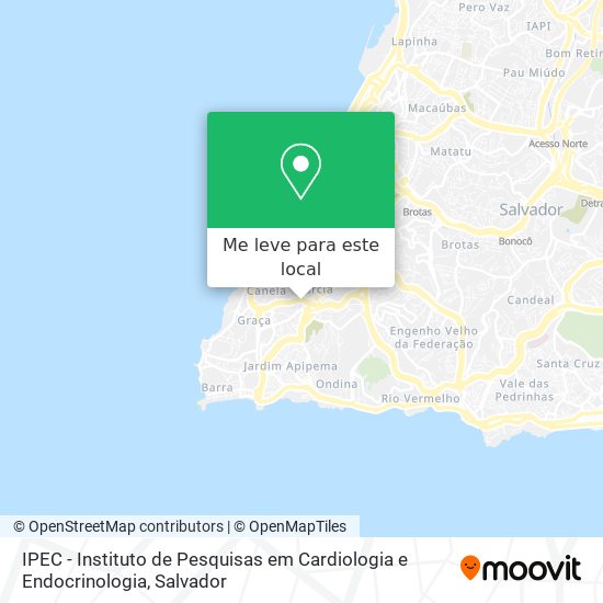 IPEC - Instituto de Pesquisas em Cardiologia e Endocrinologia mapa