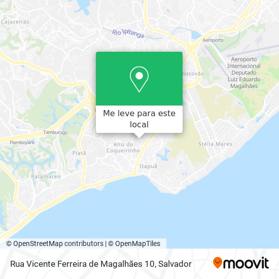 Rua Vicente Ferreira de Magalhães 10 mapa