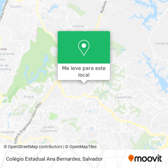 Colégio Estadual Ana Bernardes mapa