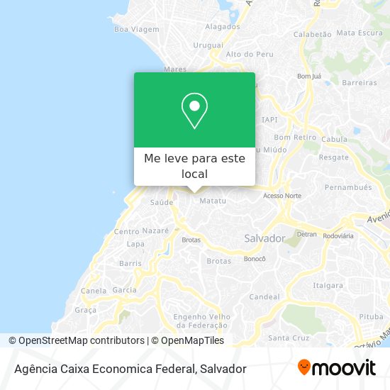 Agência Caixa Economica Federal mapa