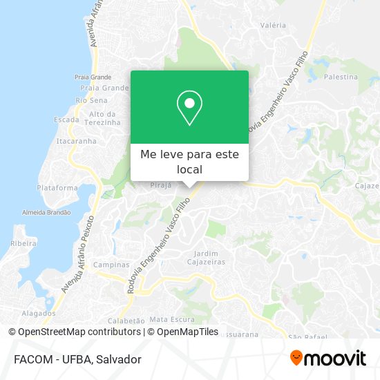 FACOM - UFBA mapa