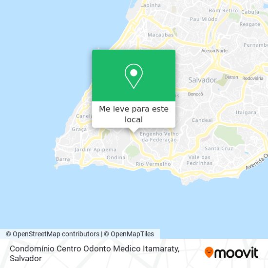 Condomínio Centro Odonto Medico Itamaraty mapa