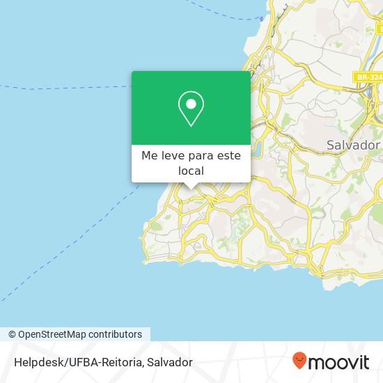 Helpdesk/UFBA-Reitoria mapa