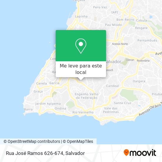 Rua José Ramos 626-674 mapa