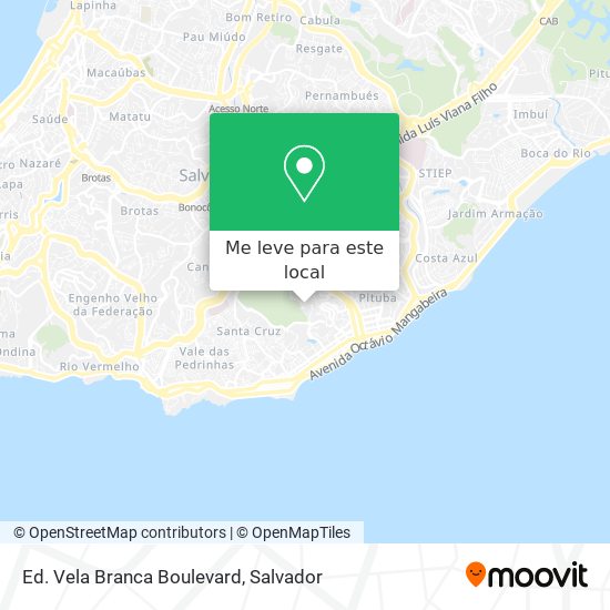 Ed. Vela Branca Boulevard mapa