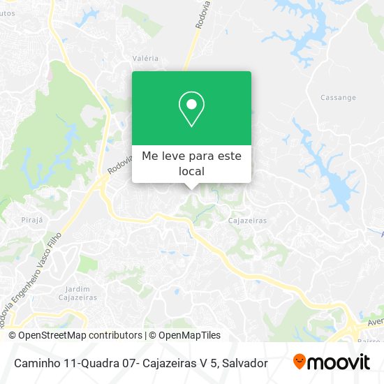 Caminho 11-Quadra 07- Cajazeiras V 5 mapa
