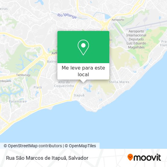 Rua São Marcos de Itapuã mapa